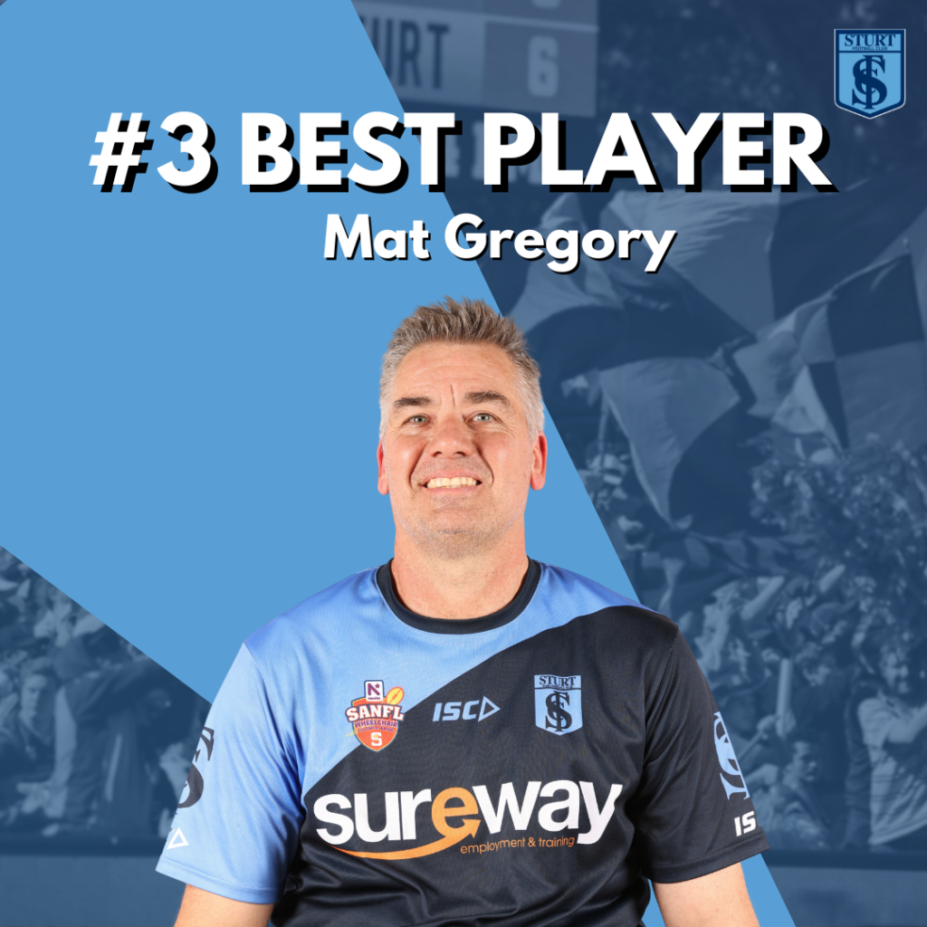 Mat Gregory 3 - Sturt Football Club