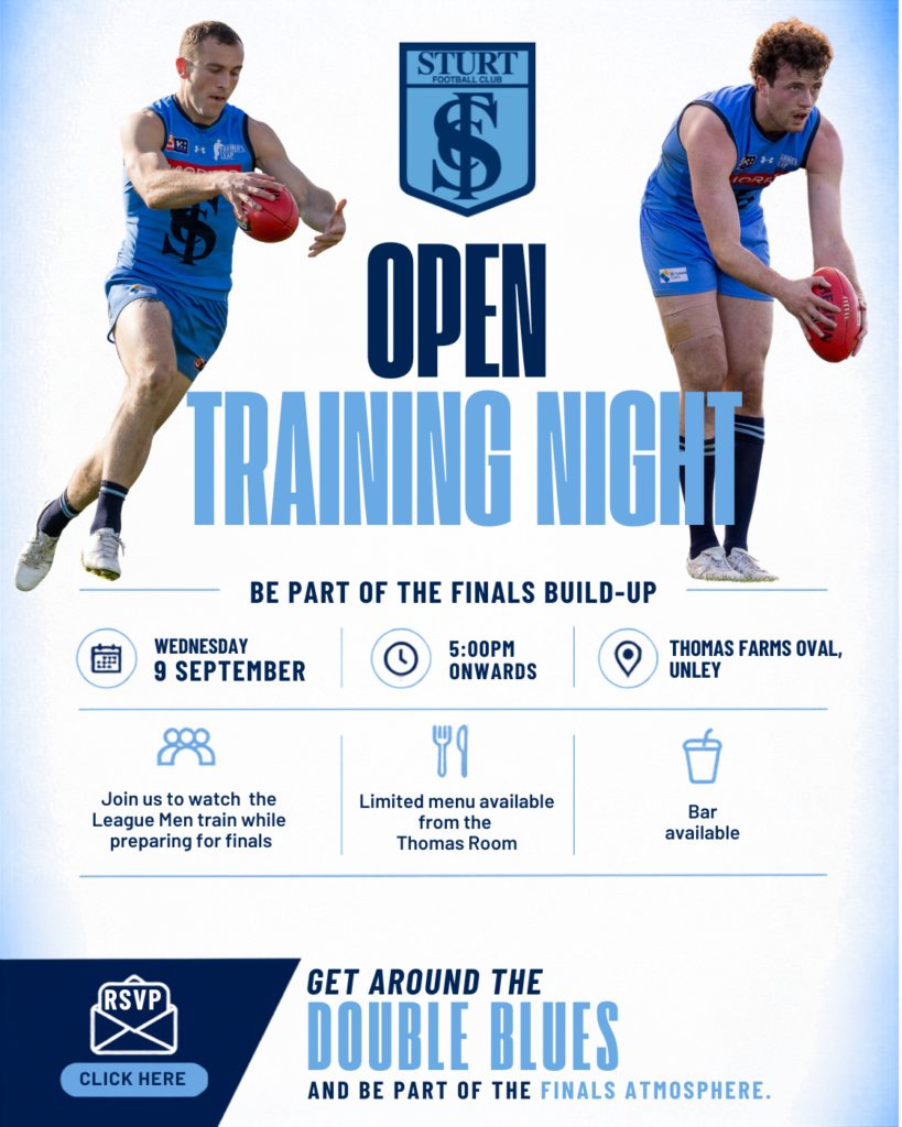 2026 Open Training Night Banner